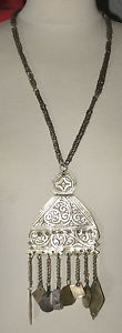 【送料無料】ネックレス　クランプベルベルcollier ancien ethnique berbre en argent et mtal argent