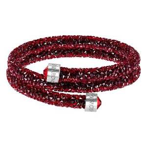 【送料無料】ネックレス　スワロフスキーロッソドナブレスレットジャイロヌオーヴォbracciale swarovski crystaldust rosso donna bracelet 5250693 doppio giro nuovo m