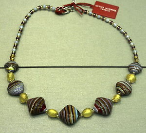 【送料無料】ネックレス　ヴェネチアムラーノantica murrina venezia originale vetro murano collana multicolr co900a19｜hokushin