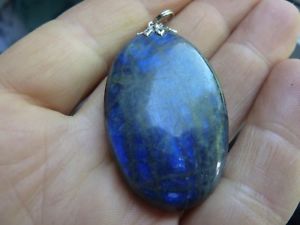 【送料無料】ネックレス　マッシフペンダントmassif pendentif protection en labradorite 17,4 gr ref 6235