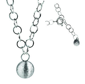 【送料無料】ネックレス　ボールペンダントネックレスクランプデザインsrieux conception collier avec pendentif boule collier k150 lnge45 cm 50 cm