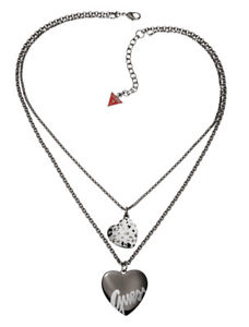 【送料無料】ネックレス　クランプguess collier collier ubn81040 anthracite