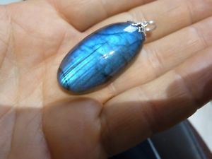 【送料無料】ネックレス　ペンダントpendentif protection labradorite ref 3689