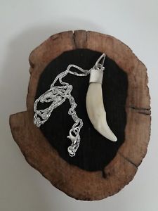 【送料無料】ネックレス　アメリカーノcolgante colmillo lobo americano