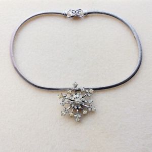 【送料無料】ネックレス ヴィンテージクランプアズーディネーウコロクラフトcollier vintage 1947 fiocco di neve firmato coro craft|hokushin