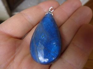 【送料無料】ネックレス　pendentif protection en labradorite 79,5cts 15,9gr ref 6201