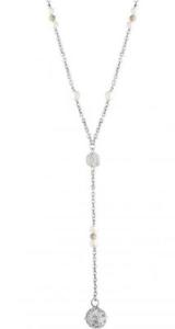 【送料無料】ネックレス ロベルトアルジェントサroberto giannotti collana chiama angeli sfa75 argento 925 perle bianche rosa|hokushin
