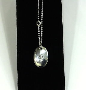 【送料無料】ネックレス　シルバーオーバルプレートブリリアントタワークランプcomtes collier tour de cou argent 925 plaque ovale brillant crece gla 115