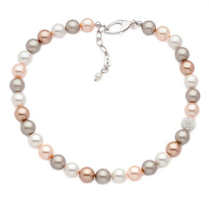 【送料無料】ネックレス コンパールスワロフスキーマルチカラーcollana boccadamo con perle swarovski multicolor e boule in cristalli refgr552|hokushin