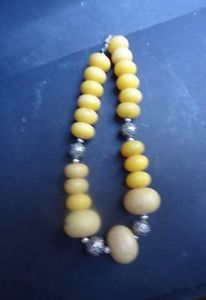 【送料無料】ネックレス　コパルクランプモロッコcollier copal maroc