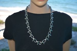 【送料無料】ネックレス　ボートクランプステンレススチールヨットヨットbateau entrave collier acier inoxydable 635cm voilier yacht nautique atocha