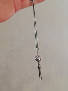 【送料無料】ネックレス　ソリッドシルバージルコニウムsautoir femme en argent massif et zirconium｜hokushin