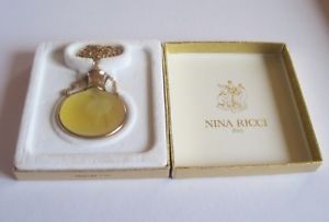 【送料無料】ネックレス　ニナリッチビンテージラリックrarissimecollier pendentif flacon la colombe lalique de nina ricci vintage*