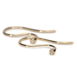 【送料無料】ネックレス　イヤリングフックゴールドロtrollbead earring hooks, goldbrilliant tauea00001 monachelle orobrillanti