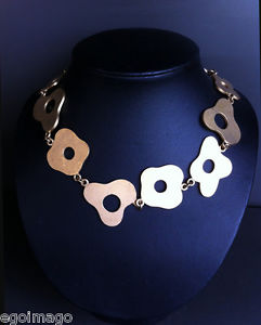 【送料無料】ネックレス　シックデザインクランプパリフランスヴィンテージtrs chic collier design sign biche de bere paris made in france vintage
