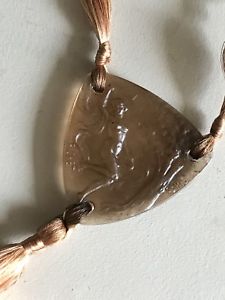 いちりんりんさん専用ルネ・ラリック幸運の鈴蘭ミュゲ緑彩パティナリングディッシュ希 ミュゲ ペンダント 1チャーム ゴールド | LALIQUE/ラリック