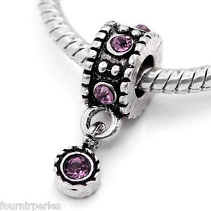 【送料無料】ネックレス　ペンダントブレスレット50 pendentifs fp charms strass violet motif pr bracelet charms 21x10mm k00272｜hokushin