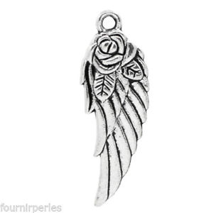 【送料無料】ネックレス　ペンダント150 pendentifs breloque aileamp;fleur 31x11cm b23228｜hokushin