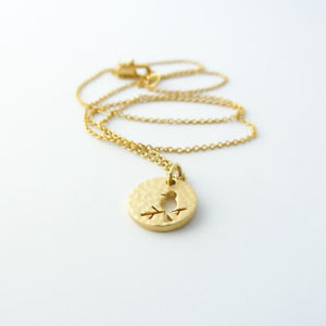【送料無料】ネックレス　ネックレスcollier plaqu or oiseau