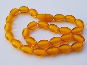 【送料無料】ネックレス　ネックレスオレンジオレンジancien joli collier ambre pour enfants amber