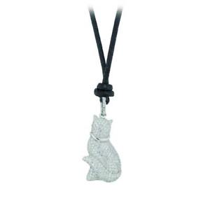 【送料無料】ネックレス　ロベルトガットアルジェントスワロフスキーroberto giannotti collana misteri della notte gatto mis120b argento swarovski