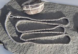 【送料無料】ネックレス　クリエイションサイズビザンチンツイストシルバーロングチェーンagnes creations chaine longue de taille torsade byzantine 90 cm argent 925｜hokushin
