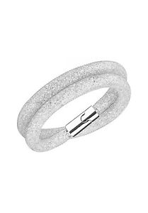 【送料無料】ネックレス　スワロフスキーデラックスブレスレットビアンコbracciale swarovski sturdust deluxe donna bracelet 5159279 40cm bianco originale