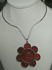 【送料無料】ネックレス　クランプポップエナメルcollier ancien pop annes 70 mtal maill｜hokushin