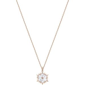【送料無料】ネックレス　スワロフスキークリップマジックホワイトゴールドメッキピンクオリジナルcollier swarovski femme pendentif magic blanc plaqu or rose 5428431 original 19,695円