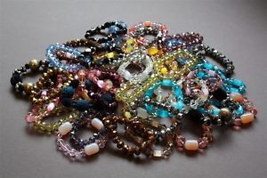 【送料無料】ネックレス　ブレスレットロット45 nouveau perles de cristal mlangs bracelet bijoux lot gros dgagement｜hokushin 21,155円