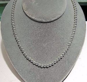 【送料無料】ネックレス シルバーミリネックレスnouveau argent 5mm collier de perles|hokushin