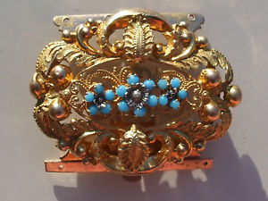 【送料無料】ネックレス　クラスプブレスレットネックレスtres beau et gros fermoir ancien xixme en plaqu or pour bracelet ou collier
