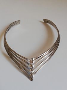 【送料無料】ネックレス　ソリッドシルバーancien collier femme en argent massif ras du cou 38,987円