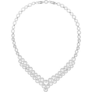 【送料無料】ネックレス　スワロフスキードナヌォーヴァオリジナルcollana swarovski donna girocollo creativity bianco 5423254 nuova e originale