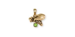 【送料無料】ネックレス ジュエリーkゴールドペンダントabeille miel pendant jewelry 14k or fait la main honeybee pendentif|hokushin