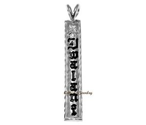 【送料無料】ネックレス　ハワイアンカスタムエナメルホワイトゴールドソリッドファクト14k blanc solide or fait sur mesure personnalis hawaen pendentif 6mm mail