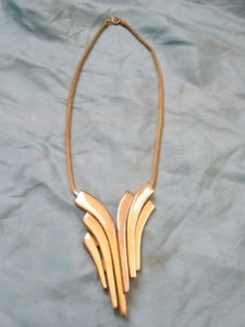 【送料無料】ネックレス　ネックビンテージパリメッシュチェーンスネークcollier ras de cou vintage pamp;m paris,mtal dor,chaine maille serpent,n1492｜hokushin