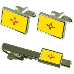 【送料無料】メンズアクセサリ―　メキシコカフスボタンタイクリップマッチングボックスセット mexico flag cufflinks tie clip matching box gift set