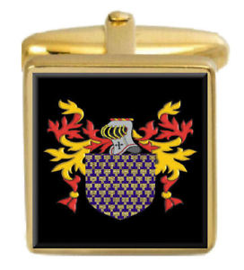 【送料無料】メンズアクセサリ― スコットランドカフスボタンボックスコートpitblado scotland family crest surname coat of arms gold cufflinks engraved box