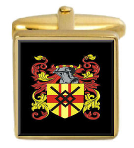 【送料無料】メンズアクセサリ&mdash;　スコットランドカフスボタンボックスファミリークレストコートmacnaughton scotland family crest coat of arms gold cufflinks engraved box｜hokushin