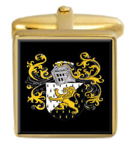 【送料無料】メンズアクセサリ&mdash;　エドワーズウェールズカフスボタンボックスコートedwards wales family crest surname coat of arms gold cufflinks engraved box｜hokushin