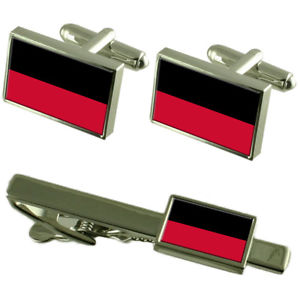 【送料無料】メンズアクセサリ―　ナイメーヘンオランダカフスボタンタイクリップボックスセットnijmegen city netherlands flag cufflinks tie clip box gift set