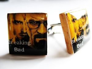 【送料無料】メンズアクセサリ―　カフリンクスハンドメイドカフリンクスbreaking bad cufflinks handmade cufflinks unique gift for men