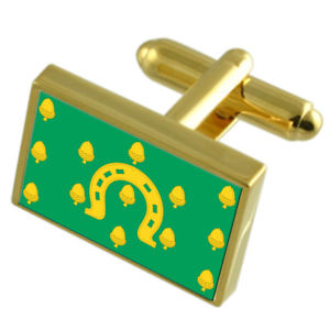 【送料無料】メンズアクセサリ― ラトランドフラグカフスリンクrutland county england gold flag cufflinks engraved box