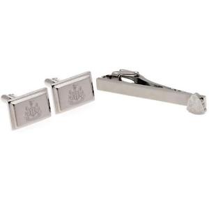 【貨物輸送無料】メンズ付属物― ニューカッスルユナイテッドタイスライドボックスライセンスサッカーcastle united tie slide amp; cufflink set gift box icial licensed football