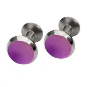 【貨物輸送無料】メンズ付属物― チタンピンクカフリンクスti2 titanium  pink concave cufflinks