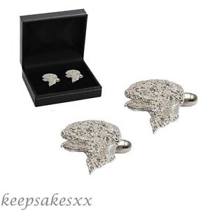 【送料無料】メンズアクセサリ―　カフリンクススターリングシルバーテリアイギリスcufflinks sterling silver bedlington terrier dog puppy 925 uk unique uk design