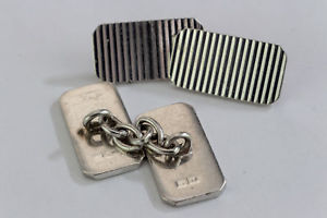 【送料無料】メンズアクセサリ―　ヴィンテージスターリングカフスリンクバーミンガム1989vintage sterling silver hallmarked cufflinks birmingham 1989