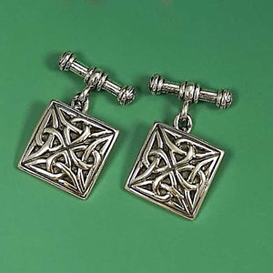 【送料無料】メンズアクセサリ&mdash;　スターリングシルバーケルトカフリンクquality sterling silver celtic trinity triskele cuff links cufflink scot wedding｜hokushin