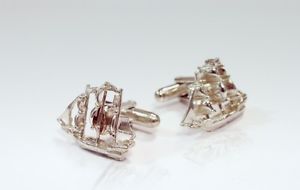 【送料無料】メンズアクセサリ―　novelty mens cufflinks galleon ship mens cufflinks solidhallmarked setnovelty mens cufflinks galleon ship mens cufflinks